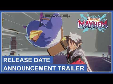 Disgaea Mayhem - Release Date Announcement Trailer