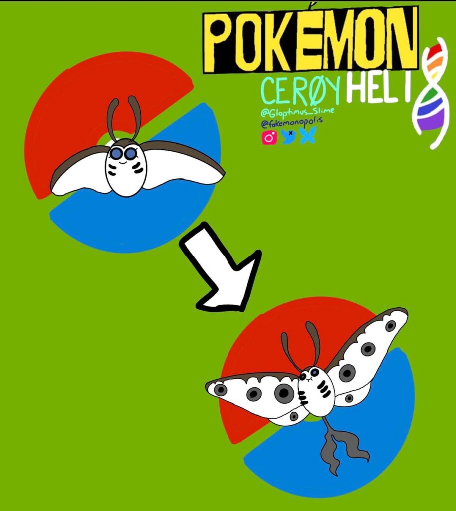 [OC] reintroducing my moth convergents of Mantyke and Mantine