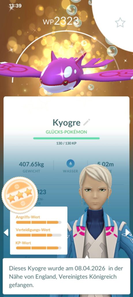 My first Lucky Shiny Legendary!