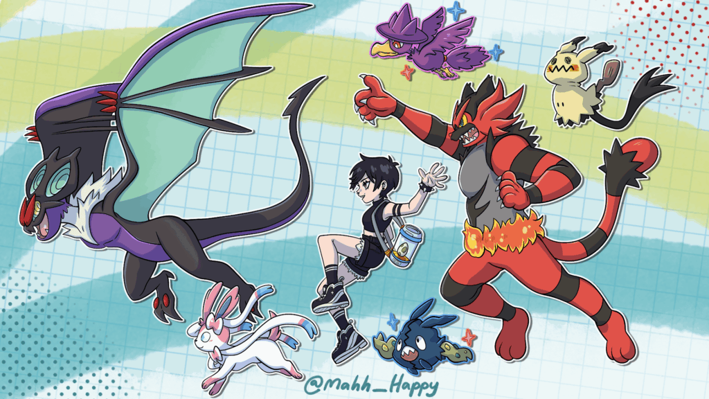 [OC] I drew my favorite Pokémon~!