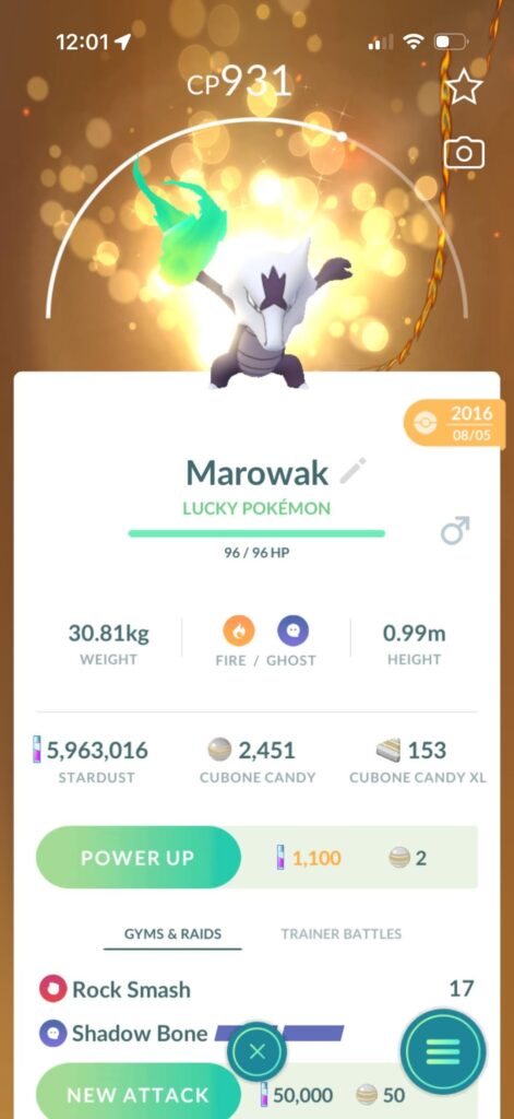 Alolan Marowak from 2016?
