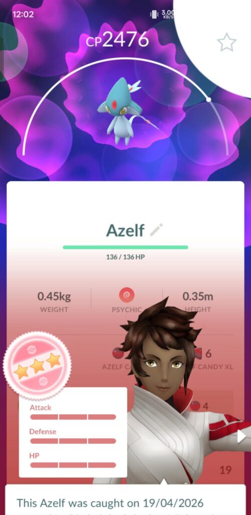 Was this actually normal or did I just burn a lifetime of luck on this? 100iv Azelf💫✨