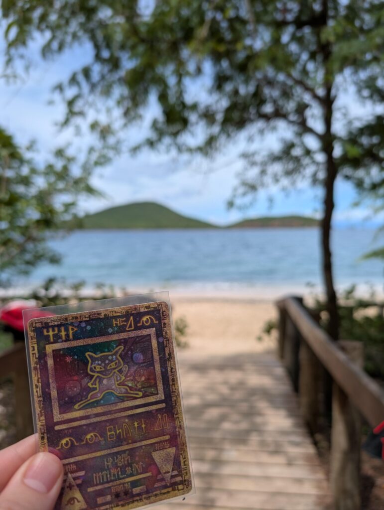 Ancient Mew on Culebra Island feels kinda… right 🏝️🔮