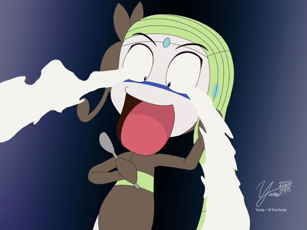 Meloetta, that’s not an arm!! [OC]