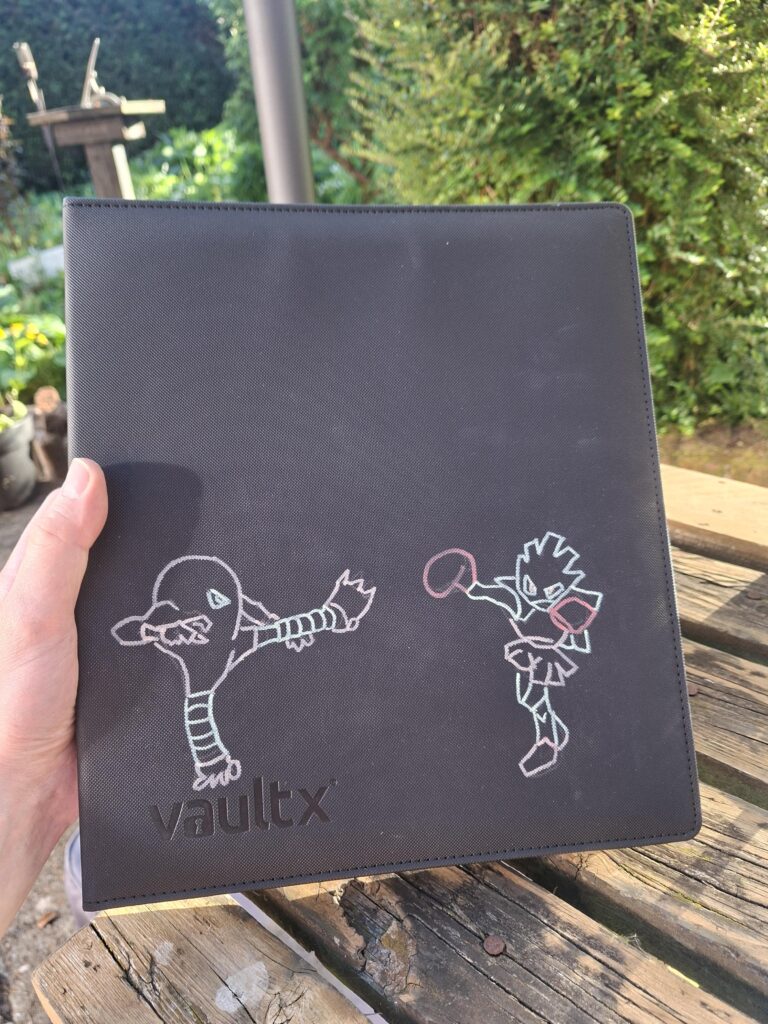 Hitmonchan and Hitmonlee on my binder!