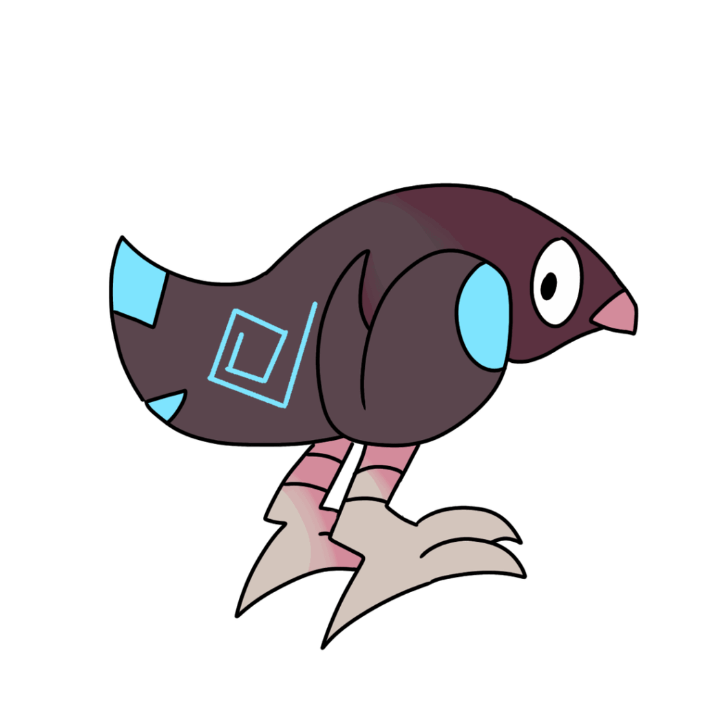 Psychic/Flying Goofus Bird line