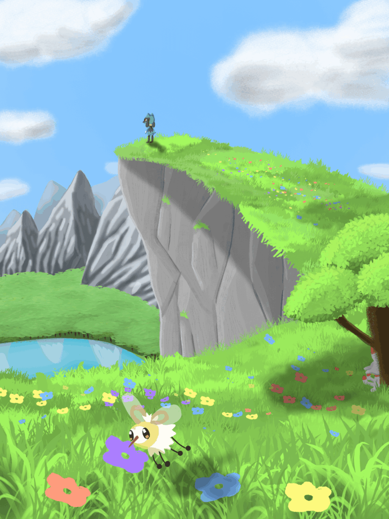 [OC] pokemon in nature