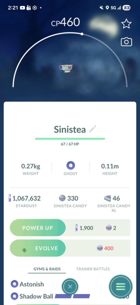 Why does this thing need 400 candies to evolve?