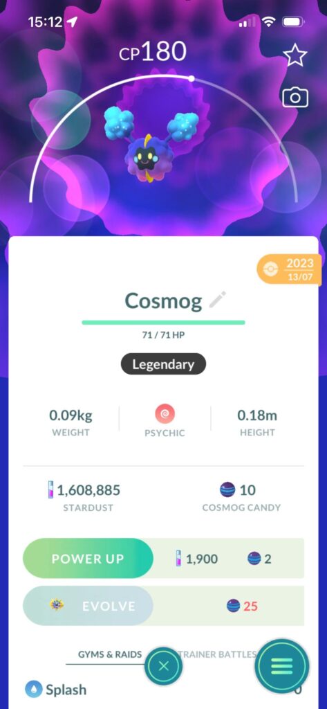 Could I evolve this into a lunala? And should I?