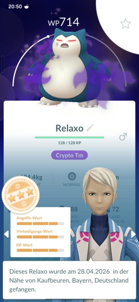 Is crypto Relaxo good for PvP or can I safely go for a 100 IV?