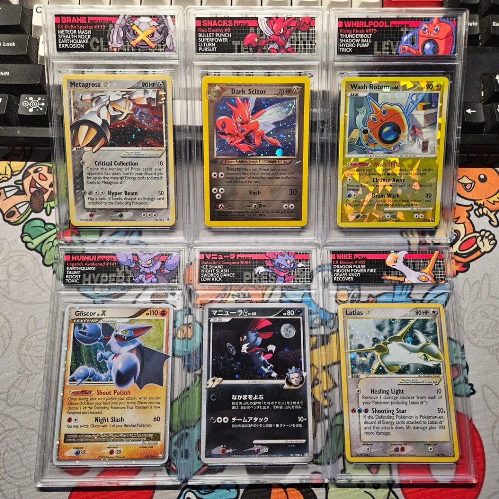 I made custom labels to honor my favorite HGSS team growing up