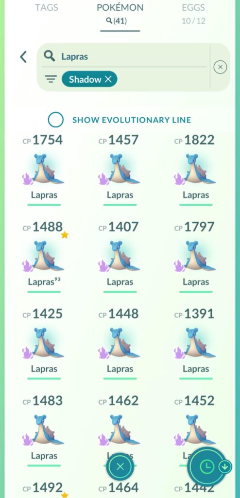 40+shadow raids, 0 shiny