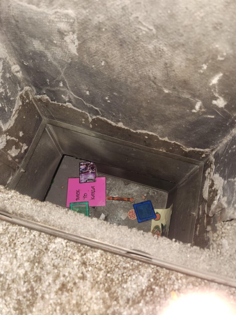 Found while cleaning out vents.