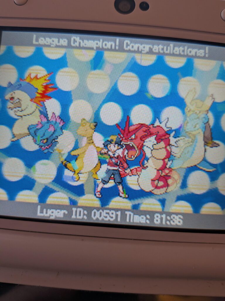 Picked Soul Silver back up!