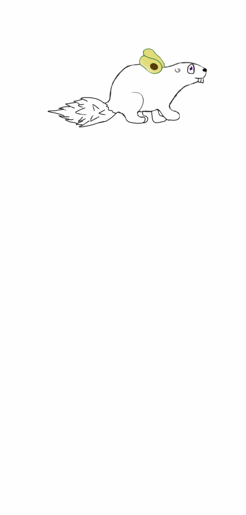 Can someone help me make he pseudo ledgendary for my fake pokemon region can someone make the  pokemon. I know it has weird placement on the canvas but it's called, Fibeaver a fire/fairy beaver who has avocado wing which represent fiber, fibeaver means (Fiber+ Beaver) i will not pay im broke