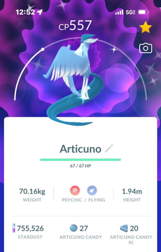 Shiny Galarian Articuno!