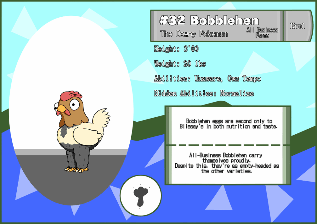 Just a chicken... Right? Kadia Eex #032 Bobblehen