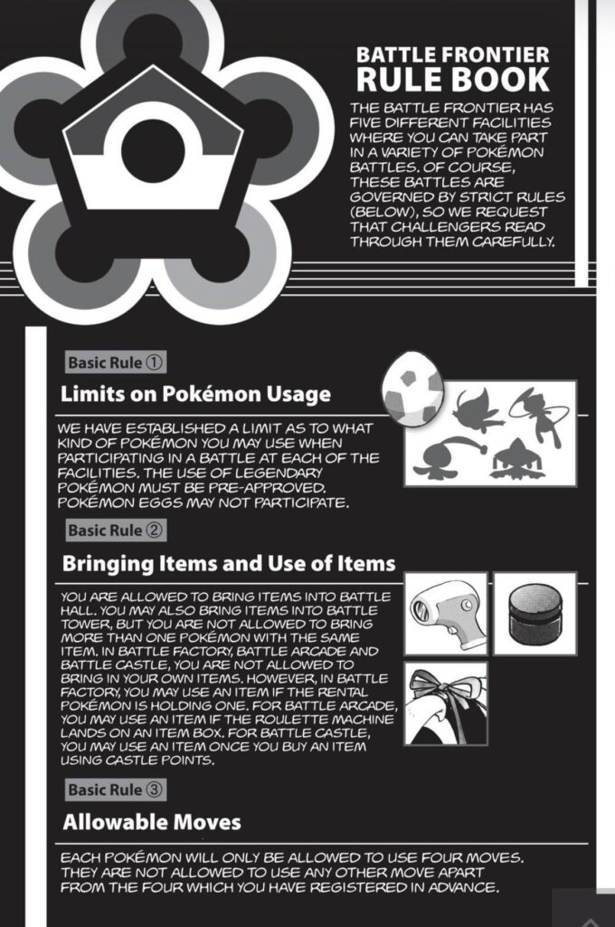 Does rule 3 of the battle frontier in the manga imply Pokemon CAN learn more than four moves at a time?