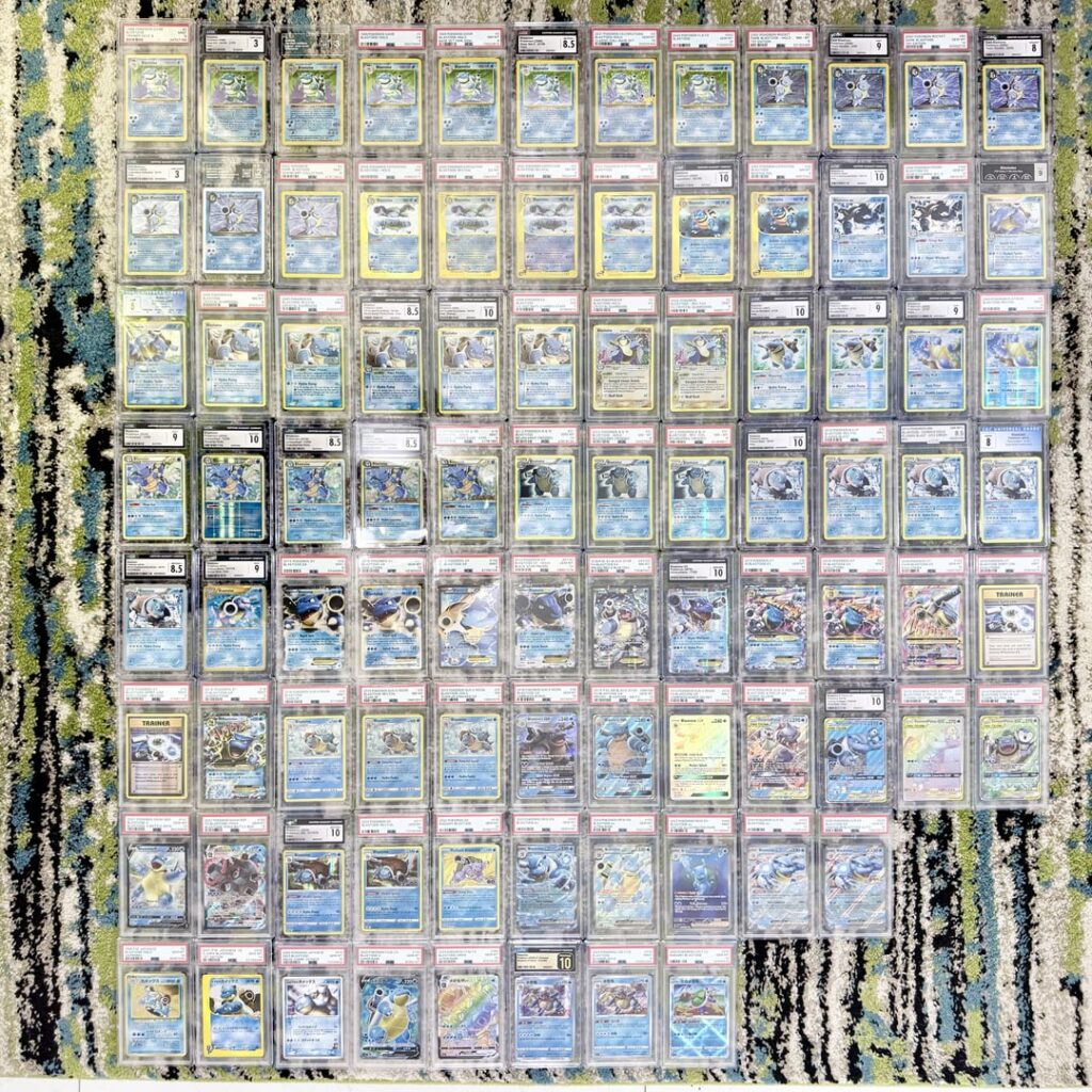 Completed my Blastoise english master collection — every variation, all graded (plus JP & CN exclusives)