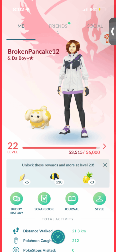 Another post here, ha-ha! Random prompt but I want everyone to show me their buddys! I'll go first, this is Da Boi, my Fidough!