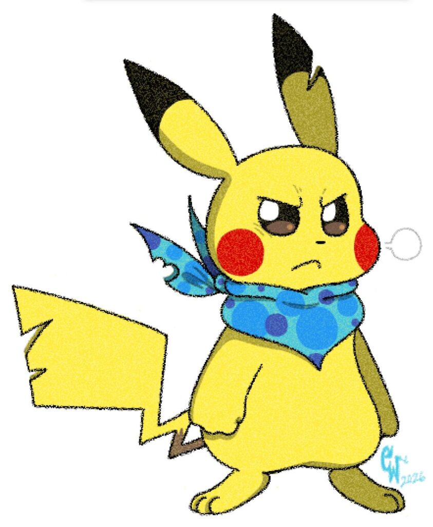Random Pikachu I drew, what would you call him?