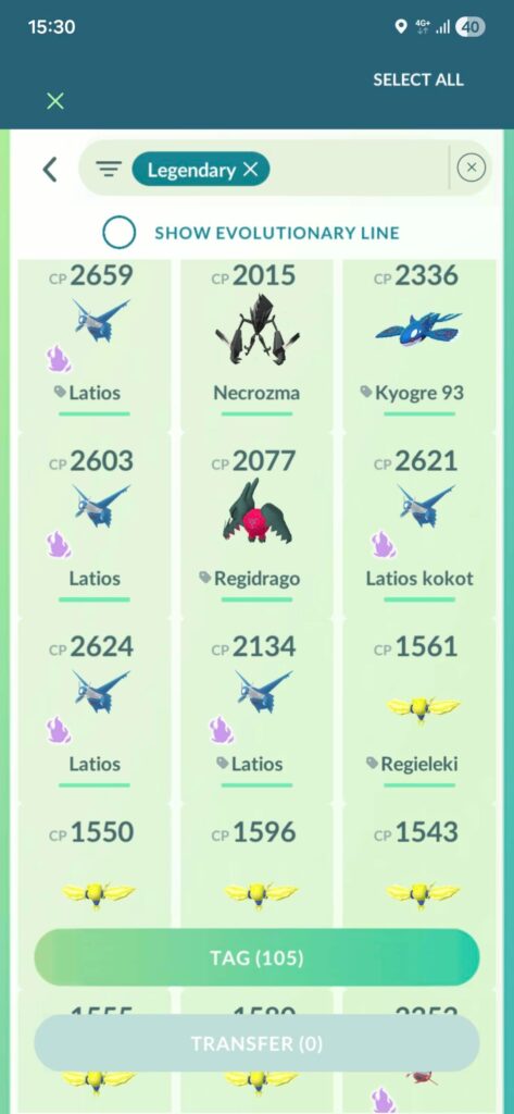 105 legendary raids shiny dry streak...