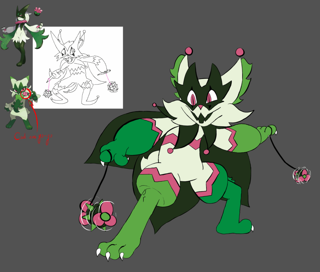 My Meowscarada redesign! :>