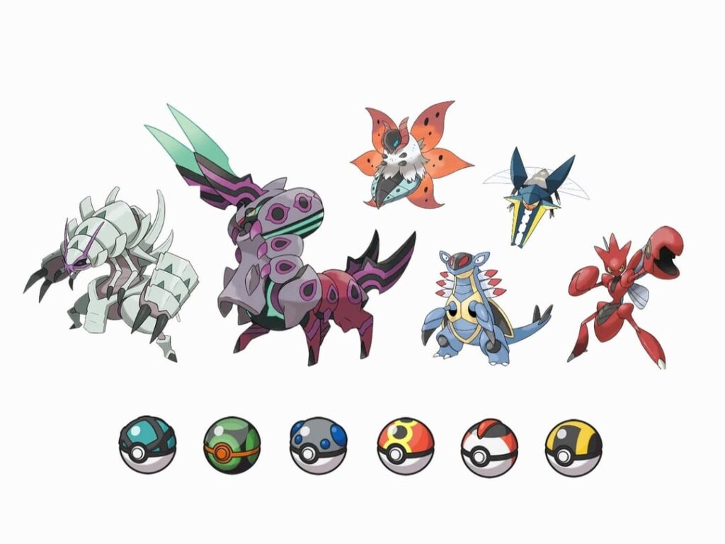 Bug Type Champion Party Concept