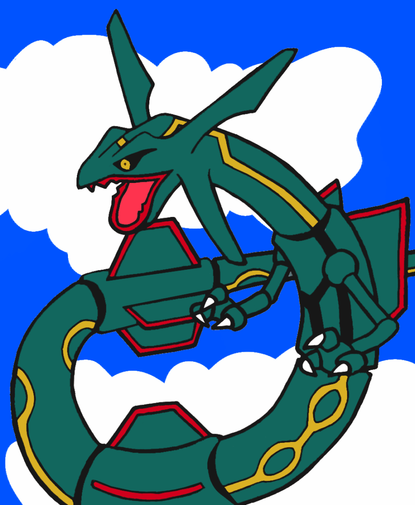 Some Rayquaza Art Done By Me