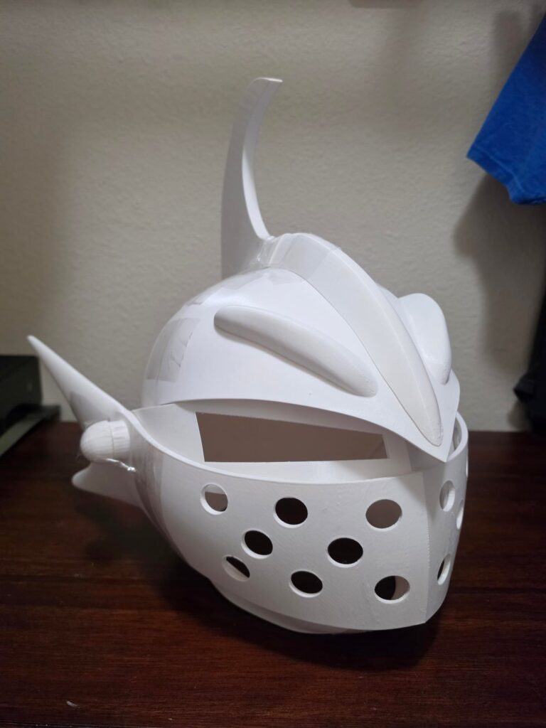 3d printed Mega Gallade knight armor cosplay progress 😎