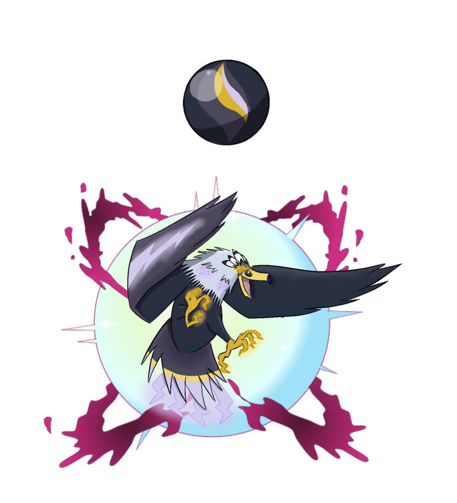 Mega Braviary has appeared in the Varaxia region!