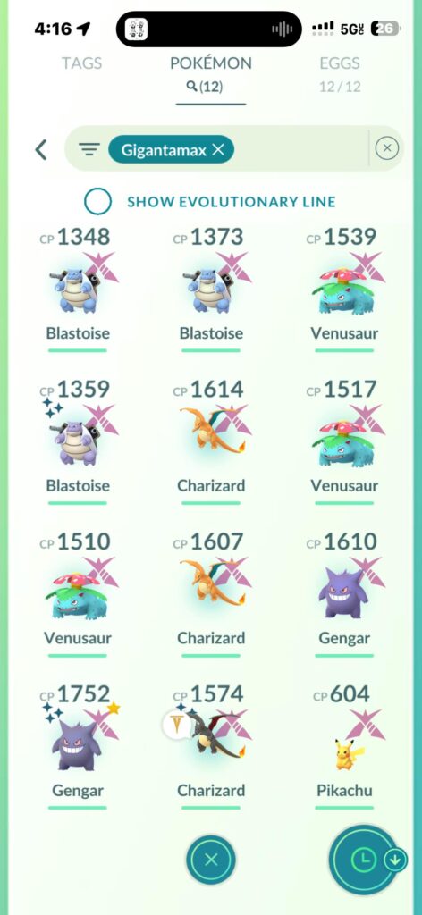 My first Gmax event