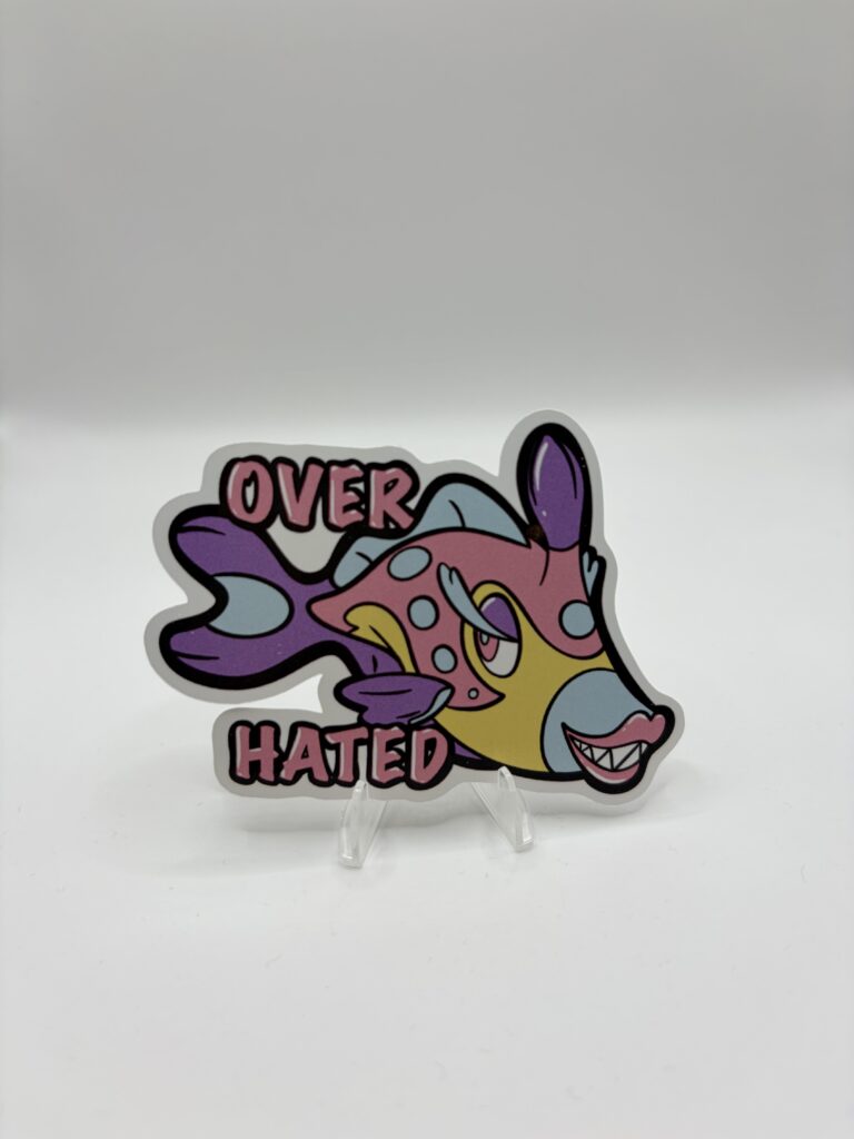 I made a sticker of what is probably my most controversial Pokemon opinion... So, do you agree or disagree?