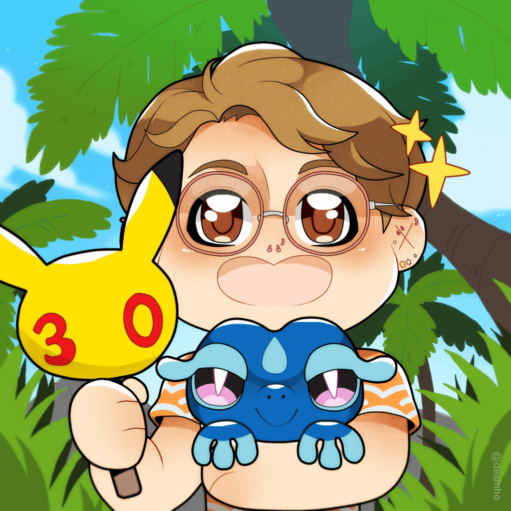 [OC] Pokemon 30th icon 🌴 Szpeer and Gecqua