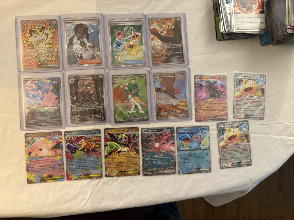Ripped a booster box with my son, and we made some great progress on the master set!