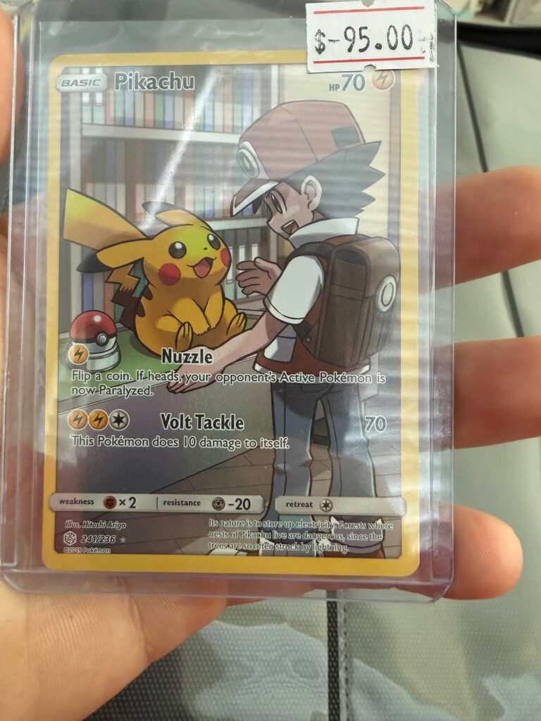 Found my favorite Pikachu card at a local card shop!