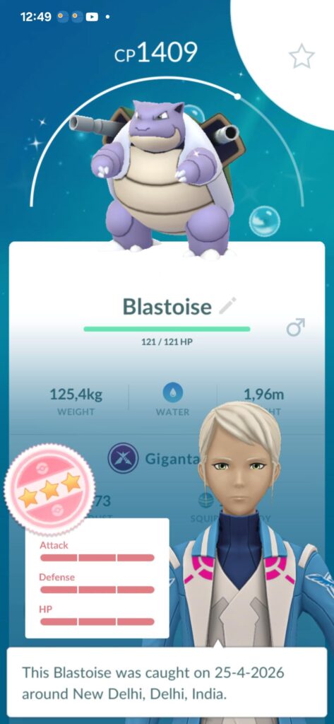 Did my first Gmax blastoise and it is a shundo