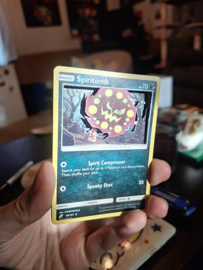 I made some 3D pokemon cards!