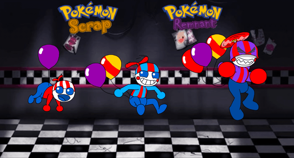 Day 6 of the FNAF-inspired fakedex- The party duo