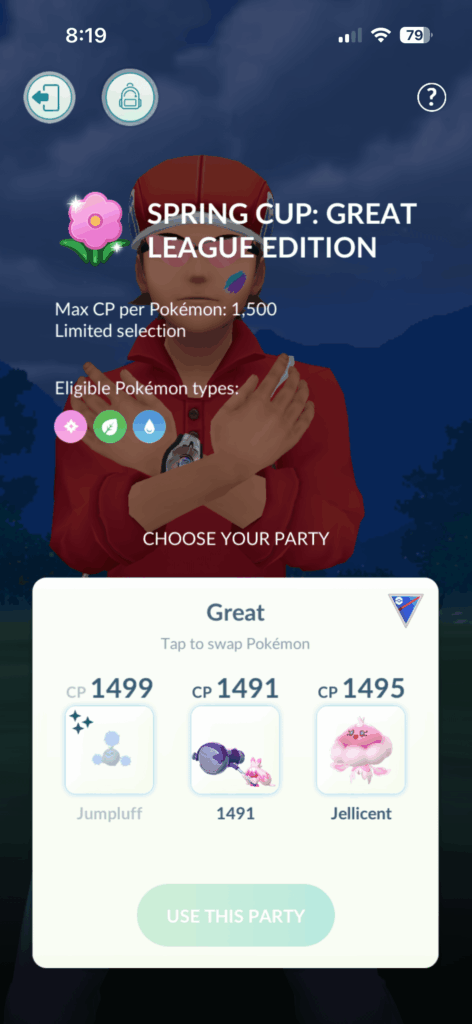 Why is my Jumpluff ineligible for PvP?