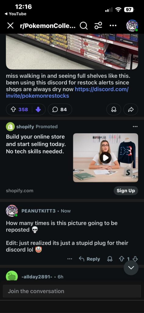 Lol the scalper mods got me