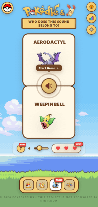 [Update] I’ve added a new 'Cries' mode with Boss events, lives, and other surprises to my Pokémon fan-project! (Free & No Ads)