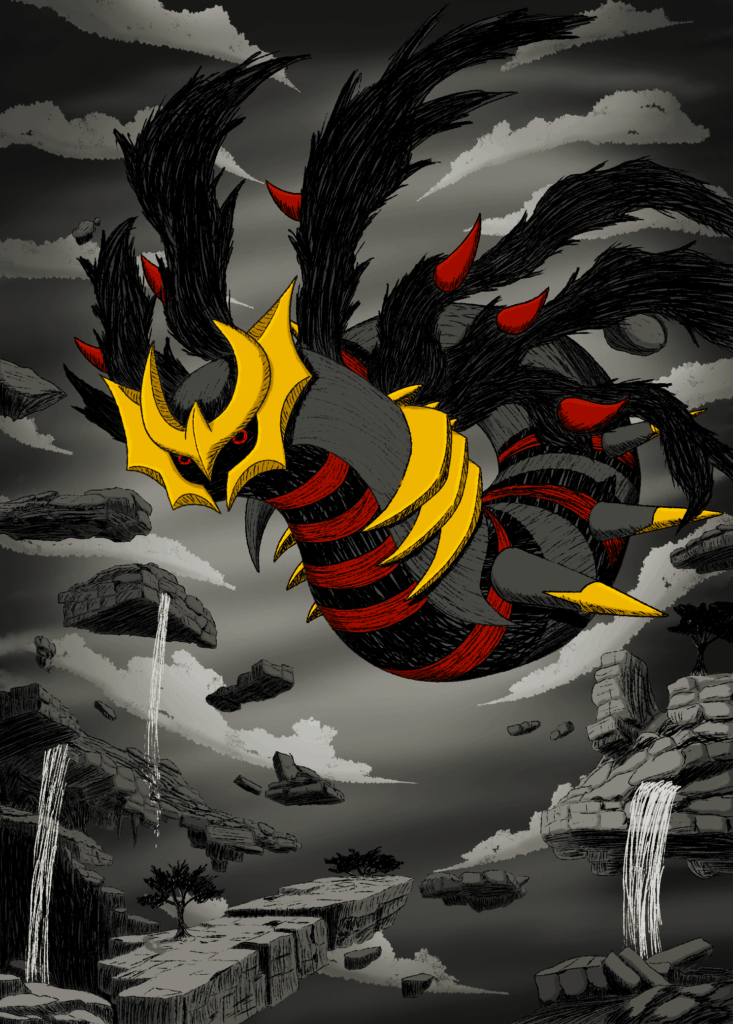 Giratina chilling in is sweet home