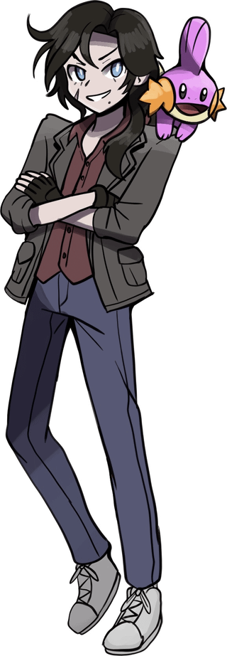 The trainers and Pokemon for a TTRPG