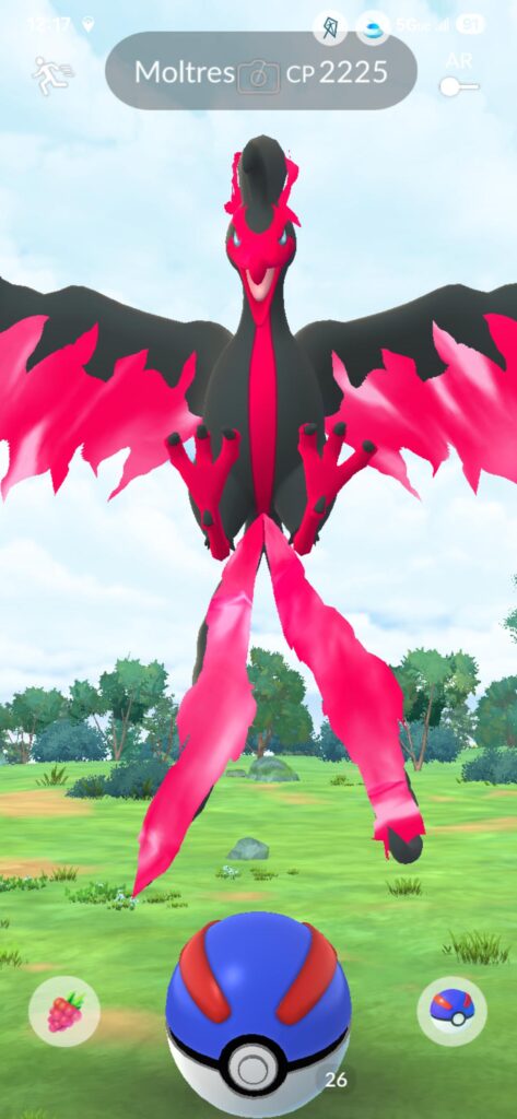 First Encounter Since Return to Game; Ran After One Ultra Ball Throw.