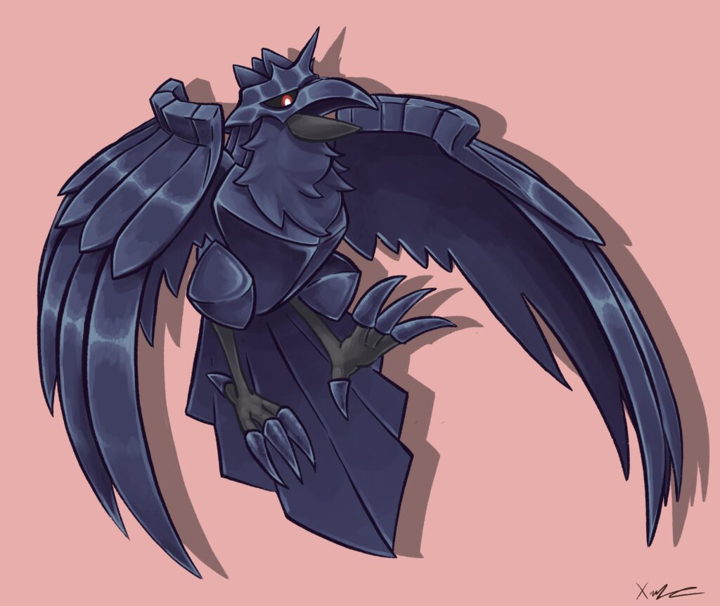 Corviknight illustration (OC)