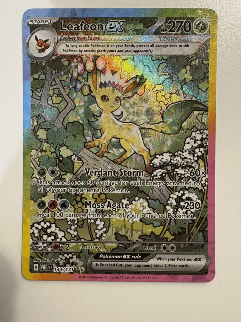 First ETB of my life, I got Leafeon Ex