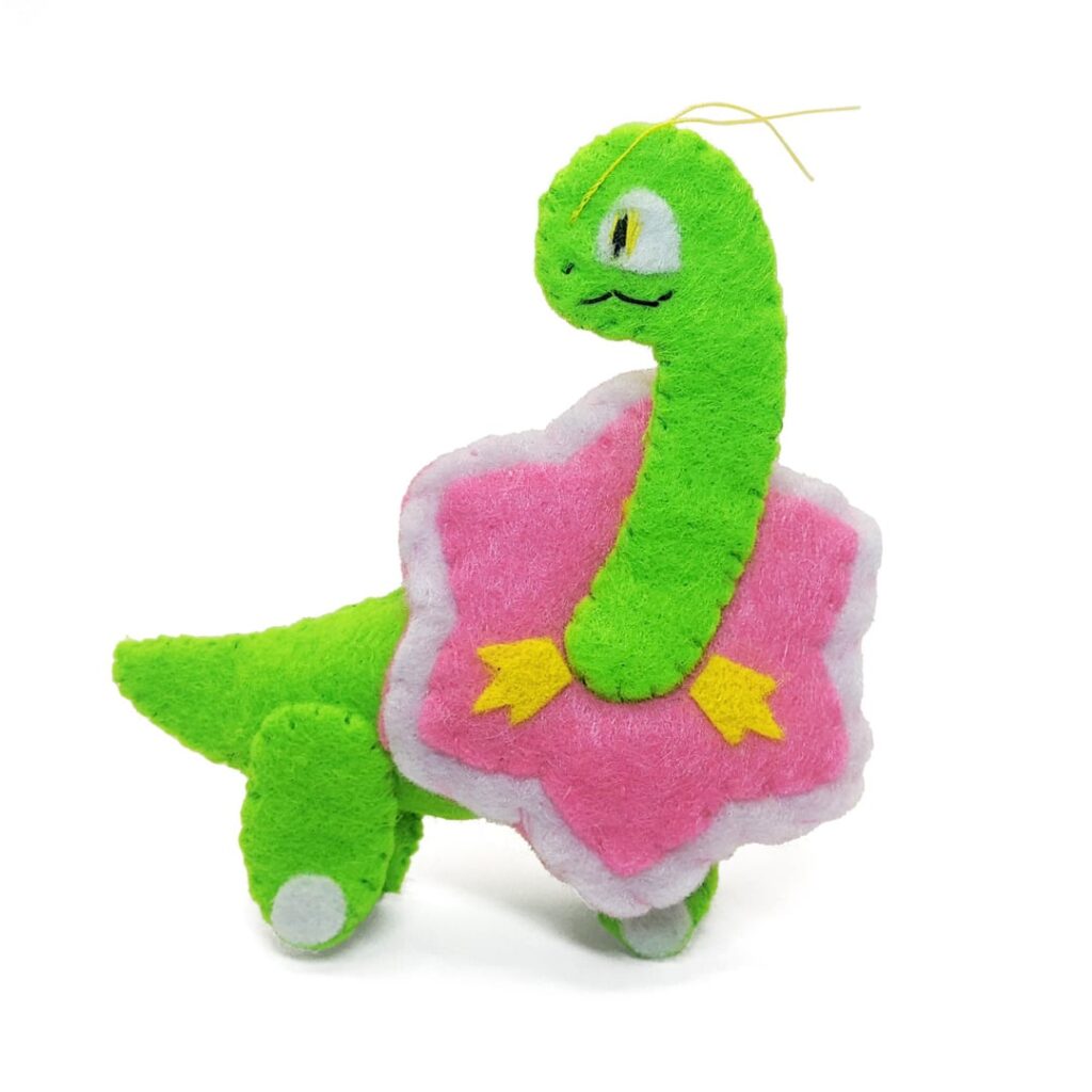 I Made A Felt Plush Pokémon: Meganium