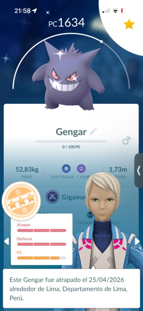 Got it on my first try and it’s my fave Pokémon! Should I max it out? I’m kinda thinking about sending it to champions since I don’t have any other shiny Gengar, but maybe that’s not the smartest move.