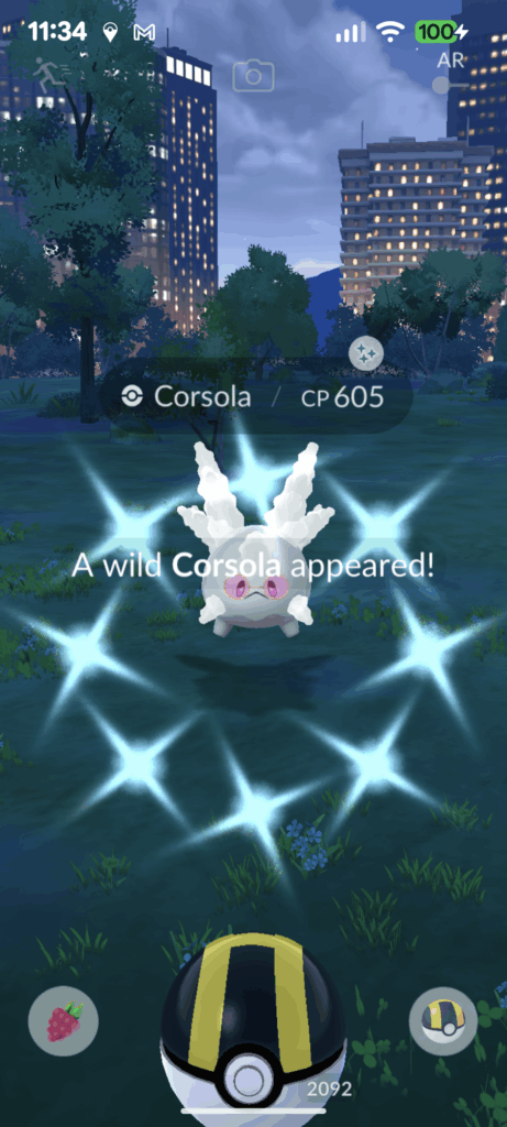 It DOES EXIST - Shiny G Corsola with Shades